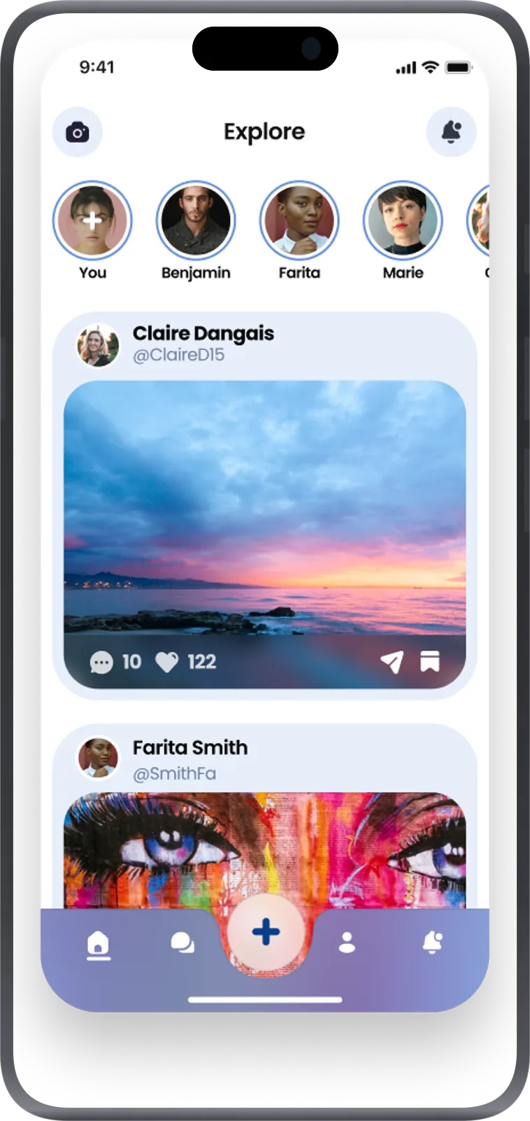 Linkup, home screen